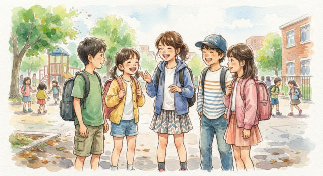 姉妹で違った「新しい学校での過ごし方」